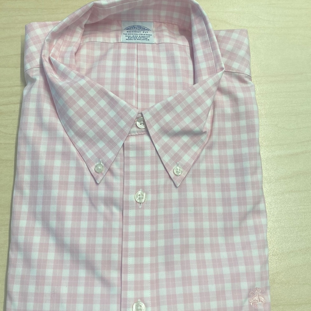 Brooks Brothers Regent Plaid Long Sleeve Shirt